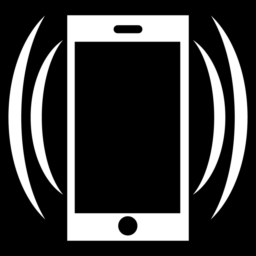 vibrating smartphone icon