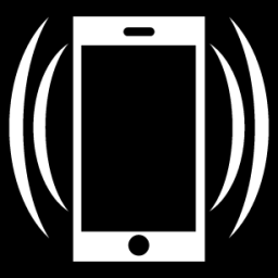 vibrating smartphone icon