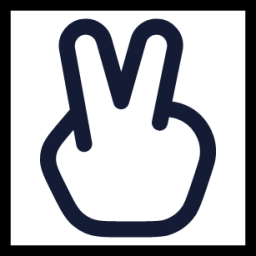 victory finger icon