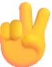 victory hand default emoji
