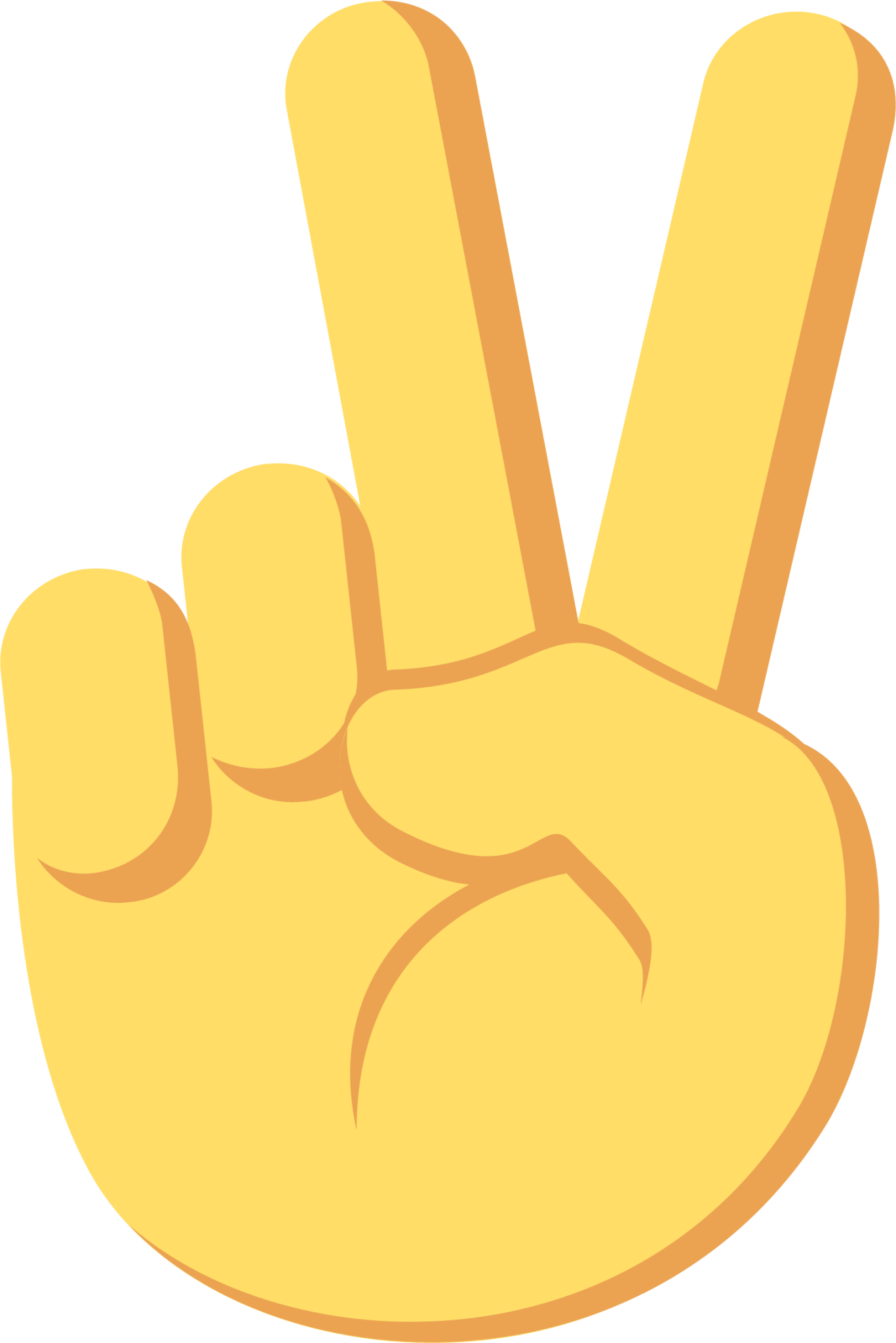 victory hand emoji