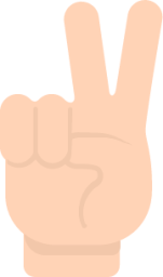victory hand emoji