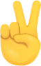 Victory hand emoji emoji