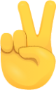 Victory hand emoji emoji