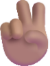 victory hand medium emoji