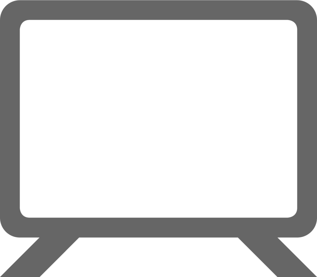 video display tv symbolic icon