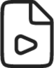 Video file light icon