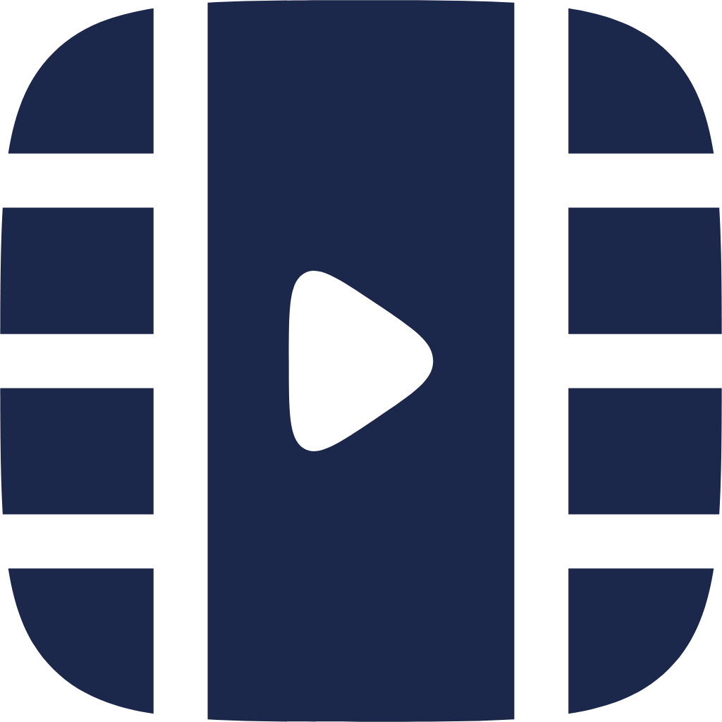 Video Frame Play Vertical icon