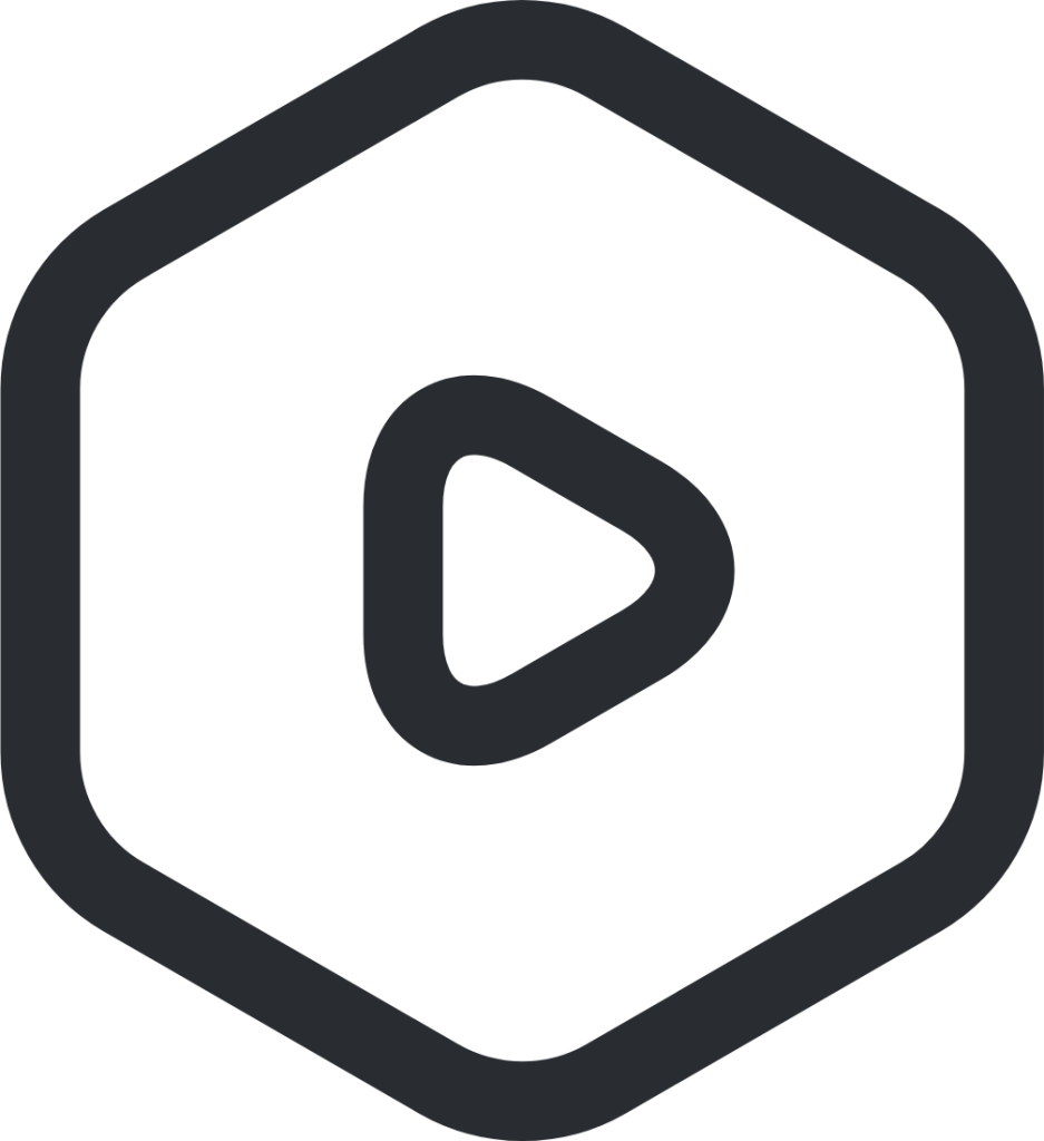 video octagon icon