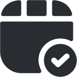 video tick icon