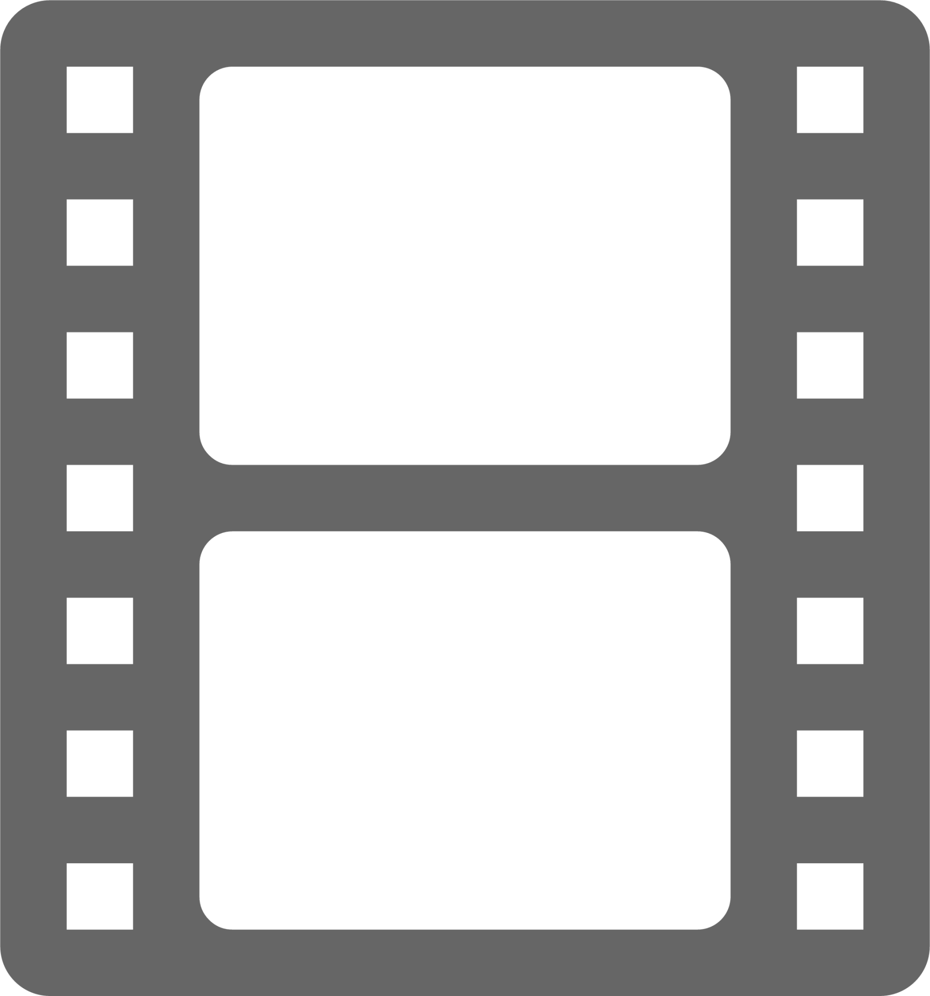 video x generic symbolic icon
