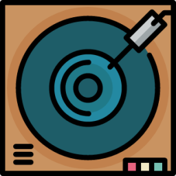 Vinyl Blue Icon - Vinyl Icons 