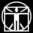 vitruvian man icon