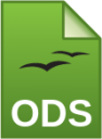 vnd oasis opendocument spreadsheet icon