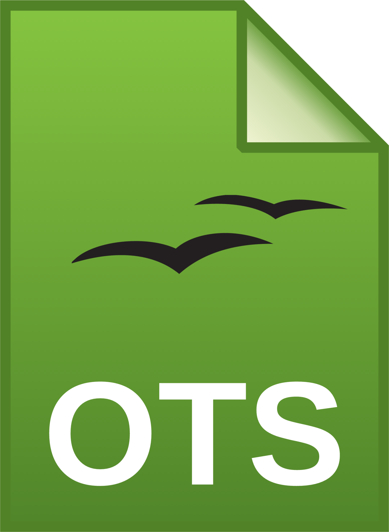 vnd oasis opendocument spreadsheet template icon