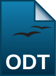 vnd oasis opendocument text icon