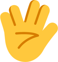 vulcan salute default emoji