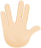 Vulcan salute skin 1 emoji emoji
