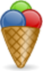 waffle ice cream icon