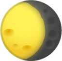 waning gibbous moon emoji
