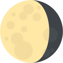 waning gibbous moon symbol emoji