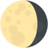 waning gibbous moon symbol emoji