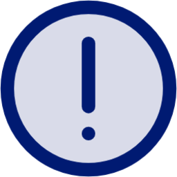 warning circle icon