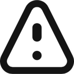 warning triangle icon