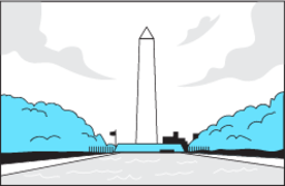 Washington DC illustration