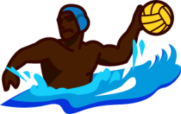 water polo (black) emoji