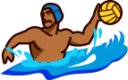 water polo (brown) emoji
