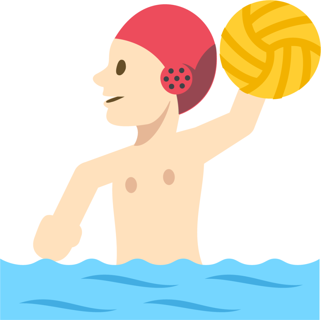 water polo tone 1 emoji