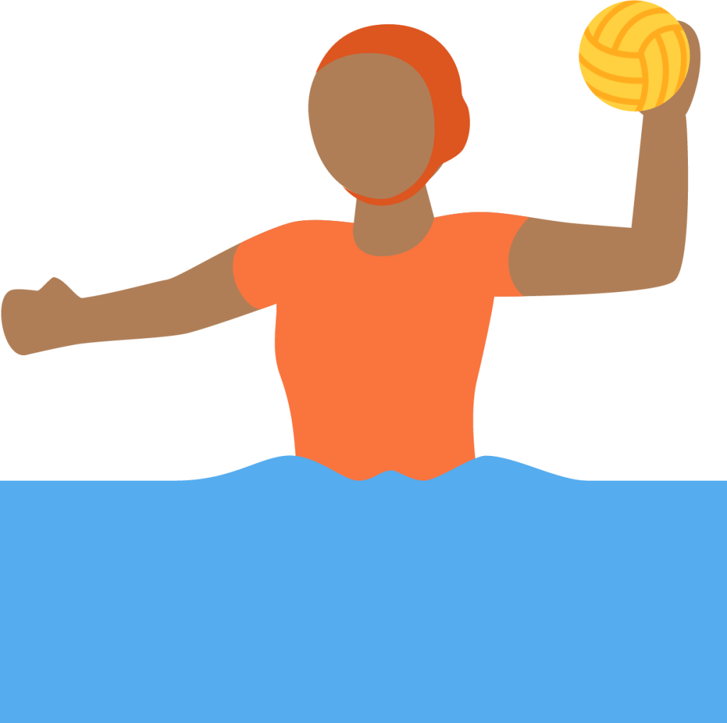 water polo tone 4 emoji