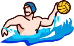 water polo (white) emoji