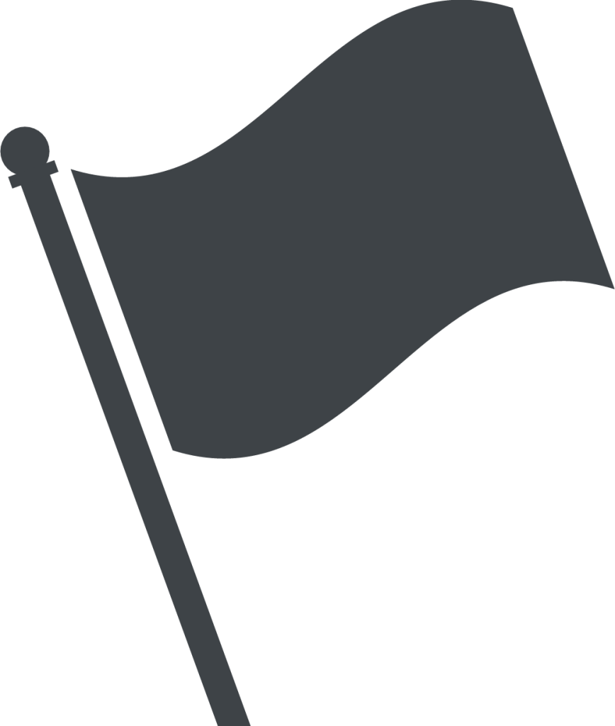 waving black flag emoji