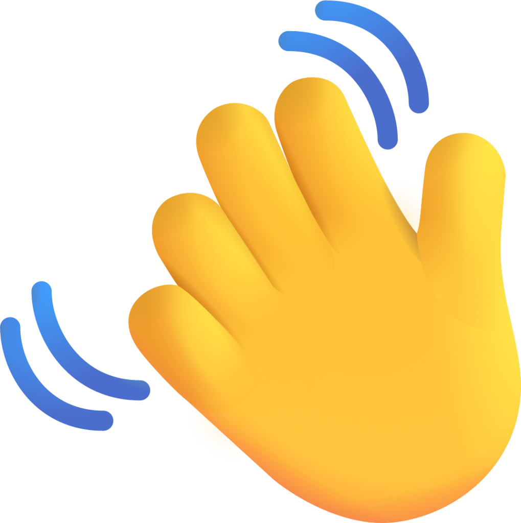 waving hand default emoji