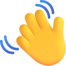 waving hand default emoji