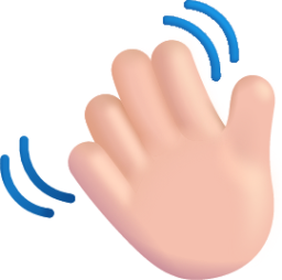 Free: File - Emoji U1f44b - Svg - Waving Hand Emoji Png 