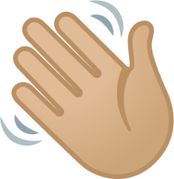 Free: File - Emoji U1f44b - Svg - Waving Hand Emoji Png 