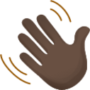 Waving hand skin 5 emoji emoji