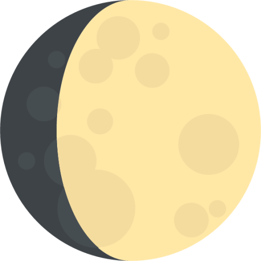 waxing gibbous moon symbol emoji
