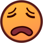 weary emoji