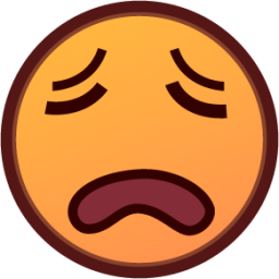 weary emoji