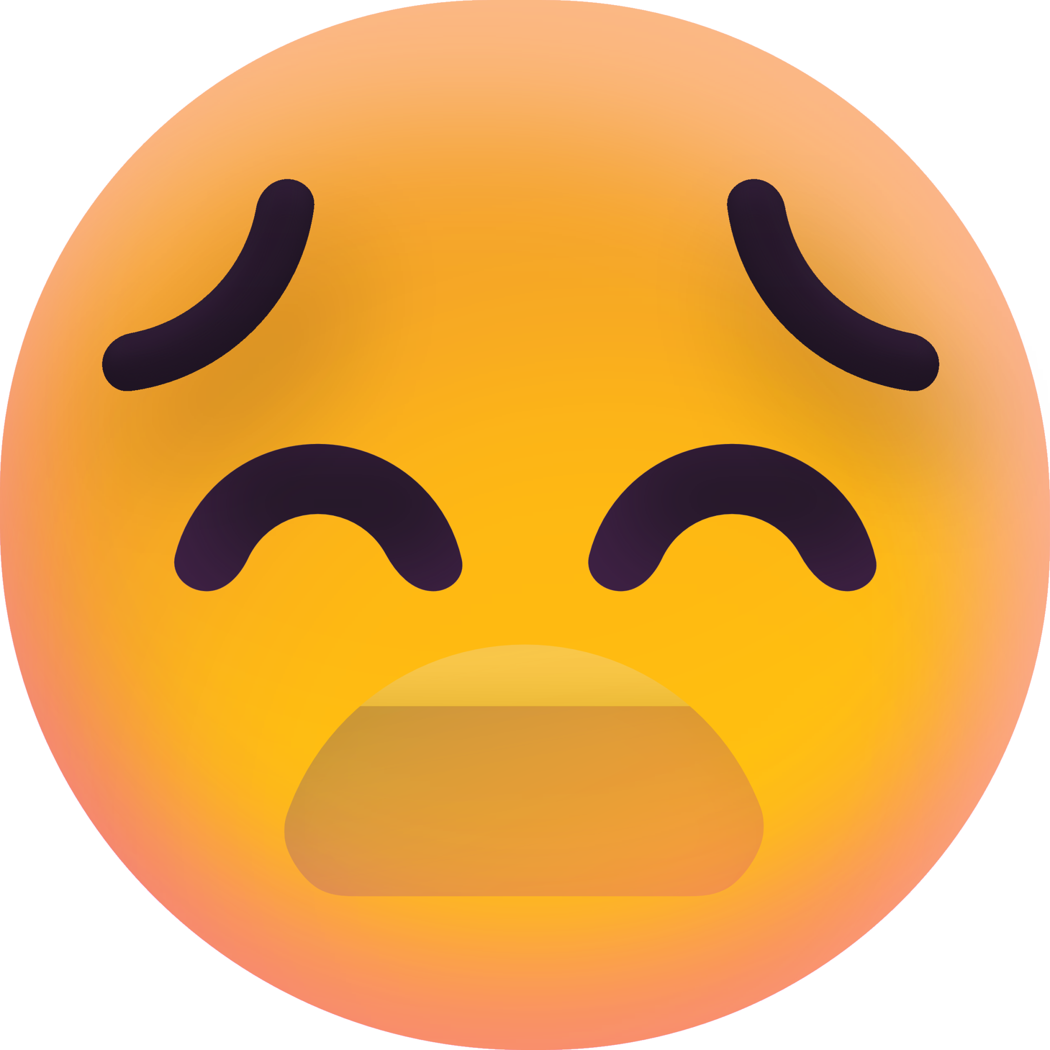 fearful face Emoji - Download for free – Iconduck