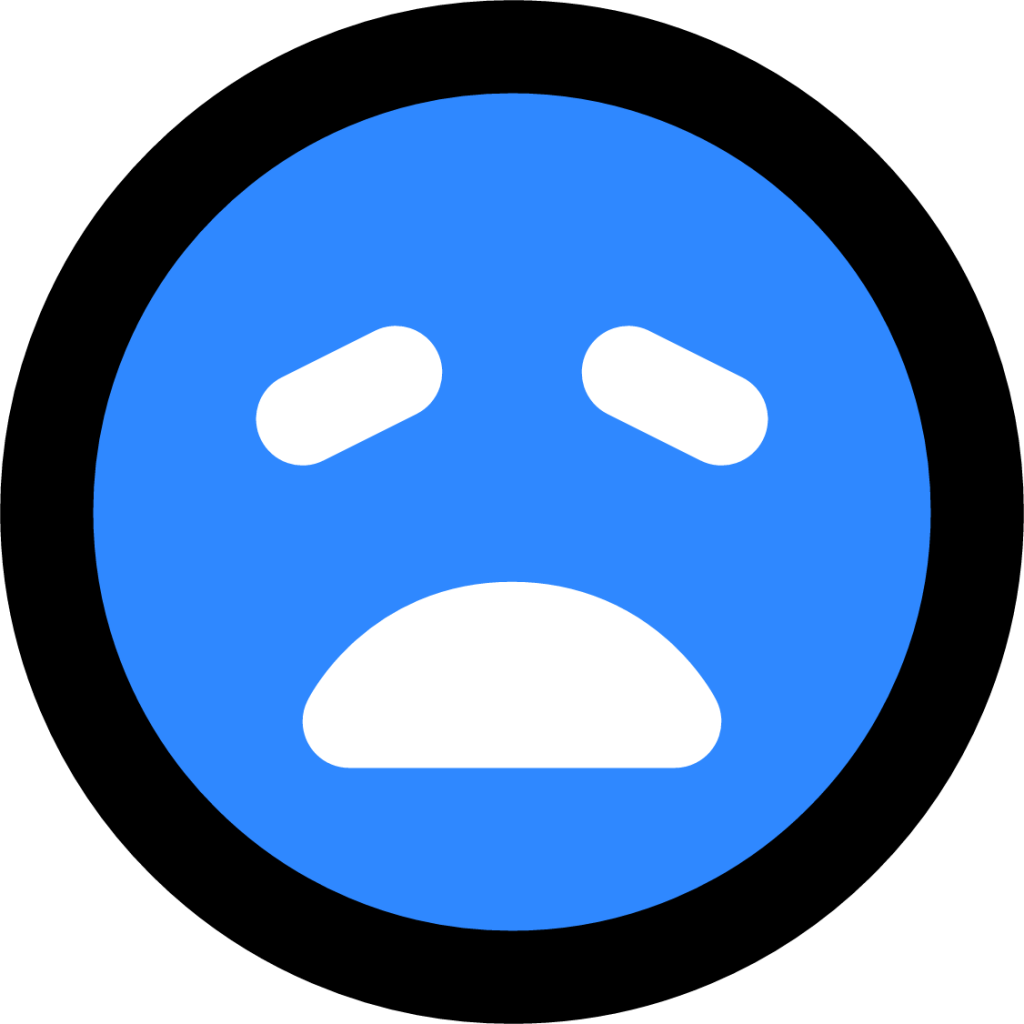 weary face icon