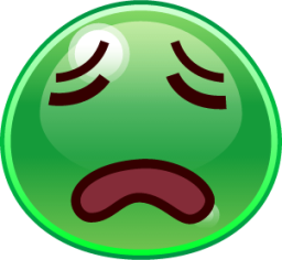 weary (slime) emoji