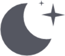 weather clear night symbolic icon