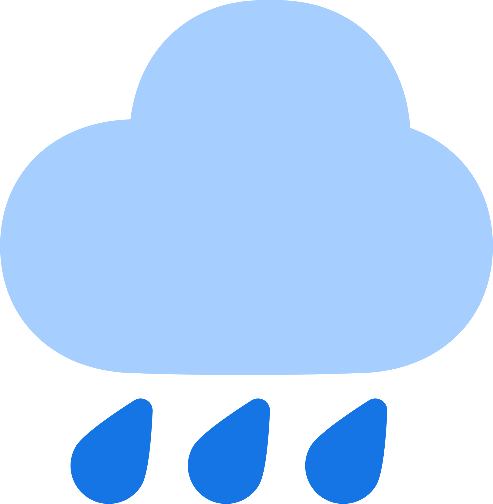 weather cloud rain icon