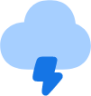 weather cloud thunder icon