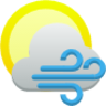weather clouds wind icon